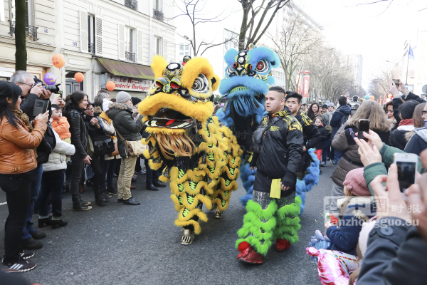 巴黎13区新年大游行(图组5)