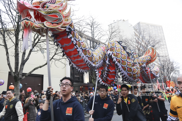 巴黎13区新年大游行(图组5)