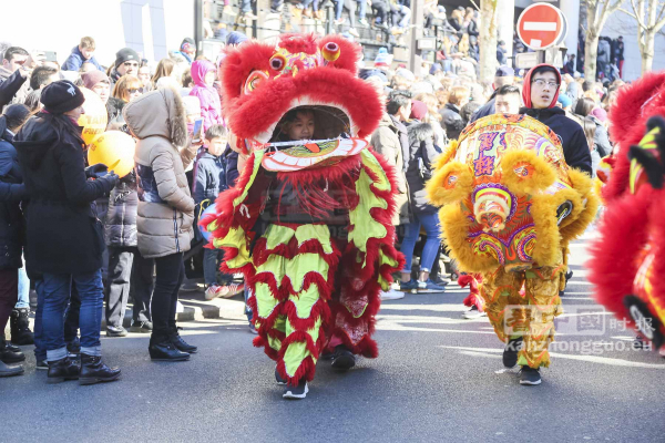 巴黎13区新年彩妆大游行(图组4)