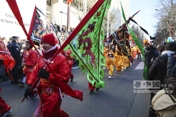 巴黎13区新年彩妆大游行(图组5)