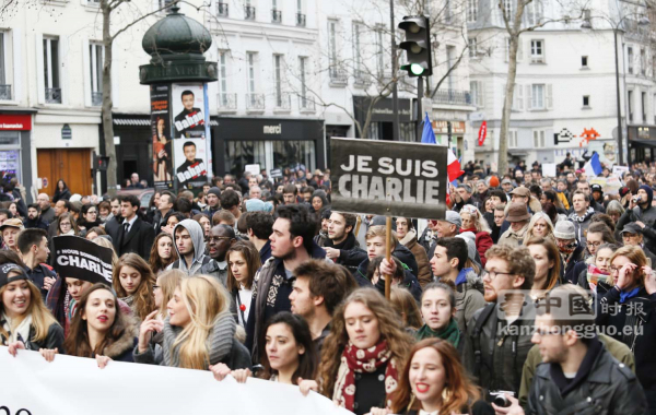 巴黎反恐大游行150万人 史无前例 (图组3) La plus grande manifestation enregistrée dans l'histoire de France (III) 巴黎反恐大游行150万人 史无前例 (图组3) La plus grande manifestation enregistrée dans l'histoire de France (III)