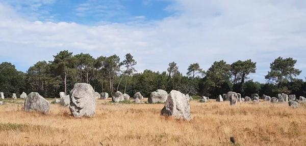 卡尔纳克市的史前巨石阵(摄影:周晓天/看中国)